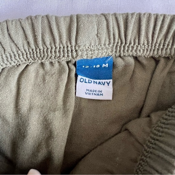 Old Navy Olive Green Kids Matching Pant Set Size 12-18 Months - Picture 13 of 16